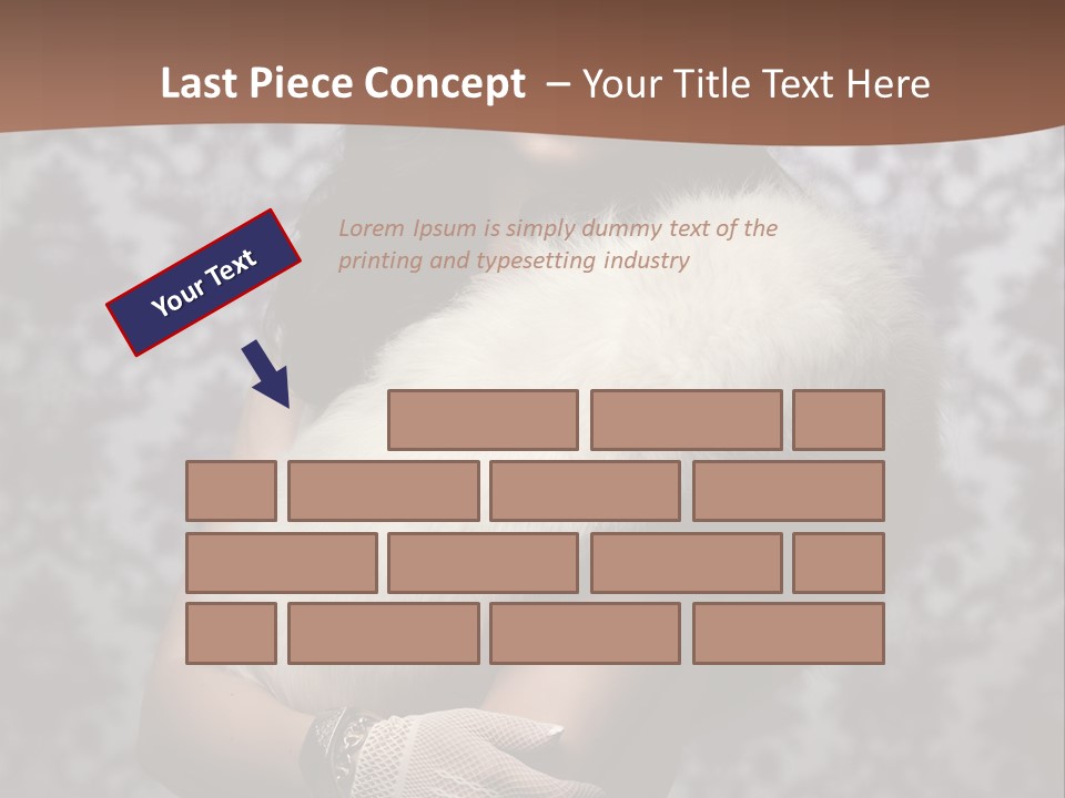 Shadows Purple Wall PowerPoint Template