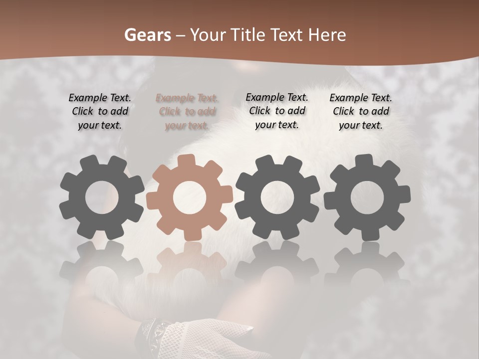 Shadows Purple Wall PowerPoint Template