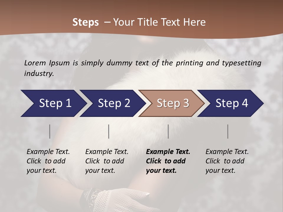 Shadows Purple Wall PowerPoint Template