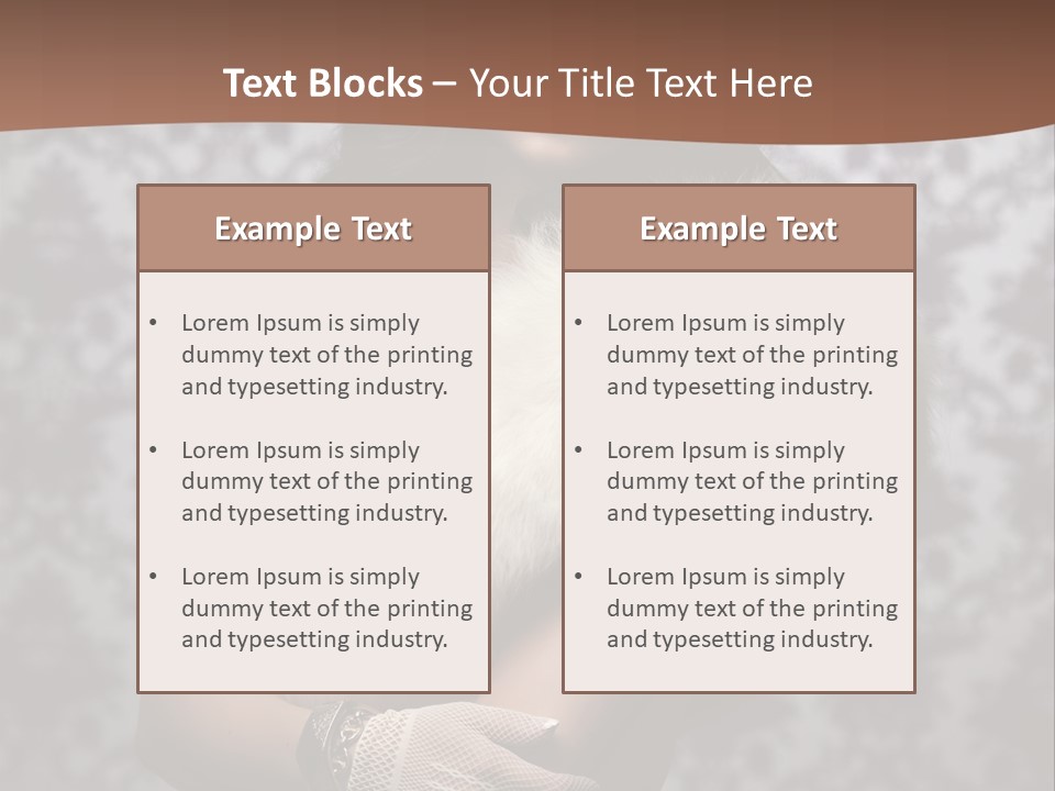 Shadows Purple Wall PowerPoint Template