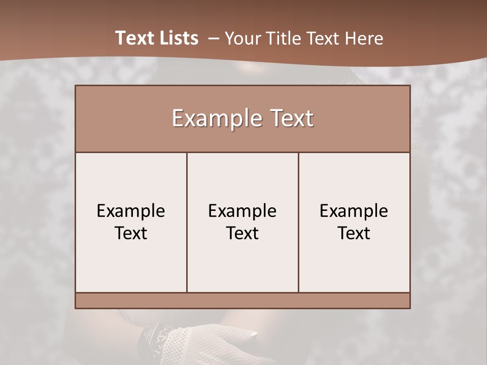 Shadows Purple Wall PowerPoint Template