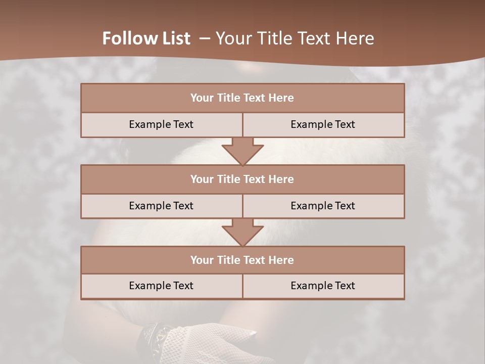 Shadows Purple Wall PowerPoint Template