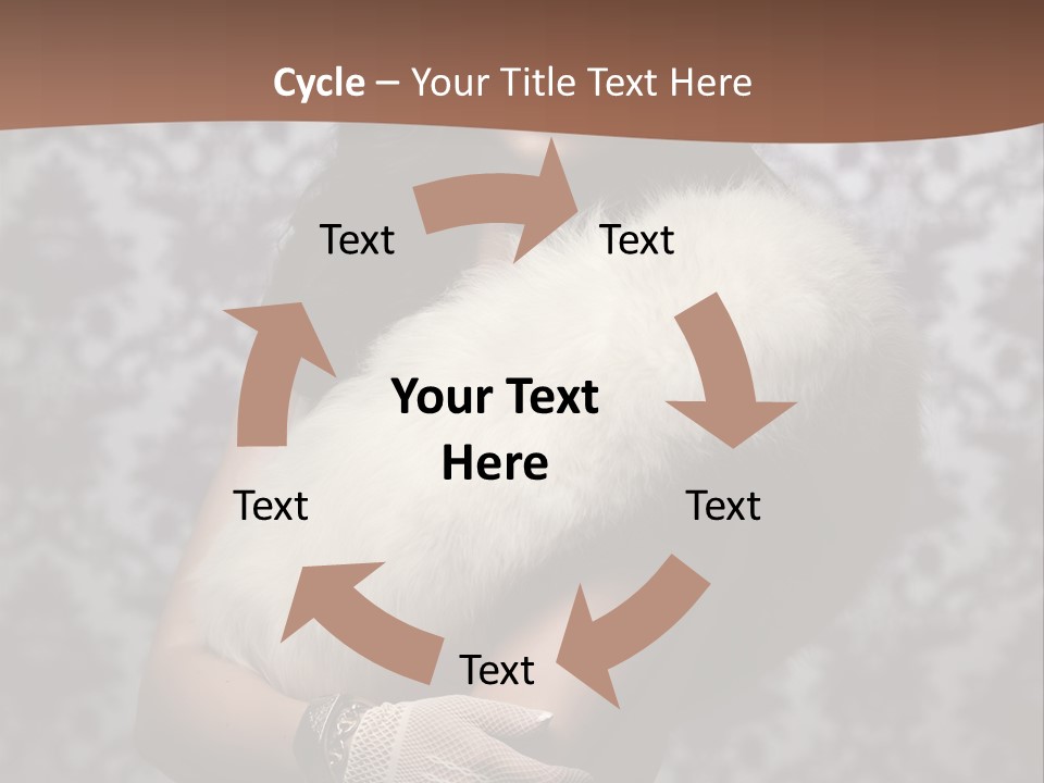 Shadows Purple Wall PowerPoint Template