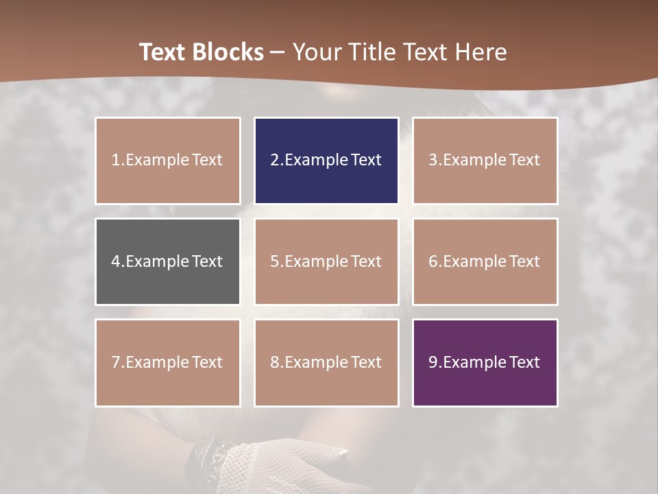 Shadows Purple Wall PowerPoint Template