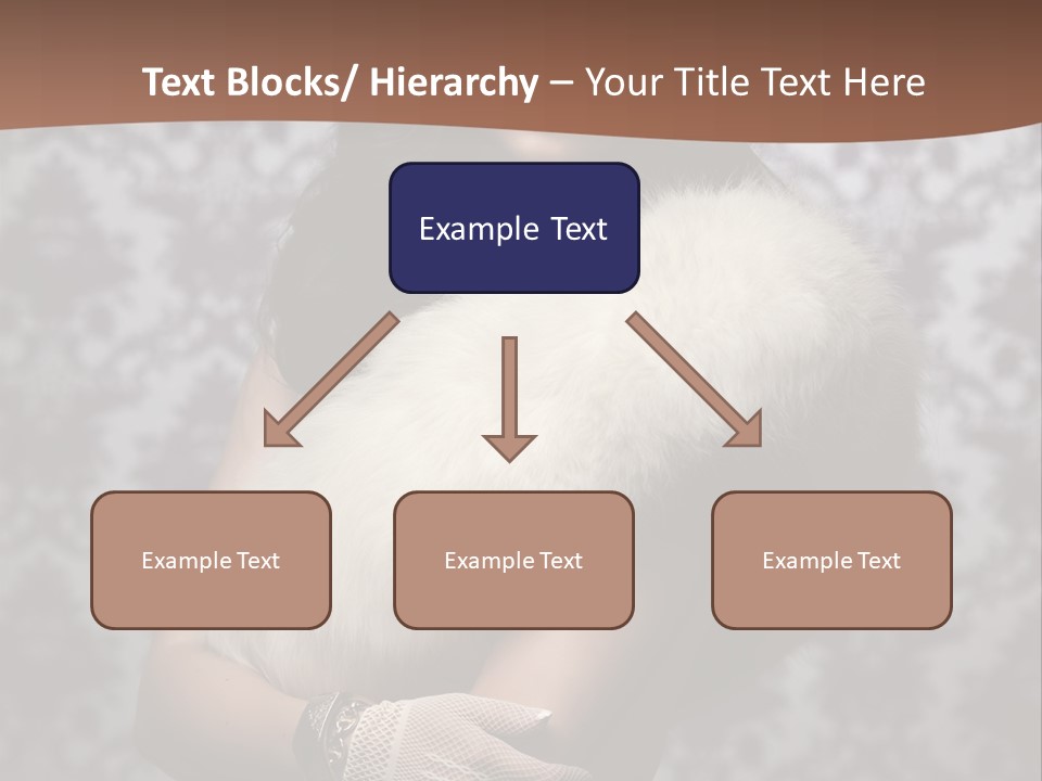 Shadows Purple Wall PowerPoint Template