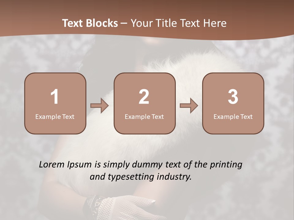 Shadows Purple Wall PowerPoint Template