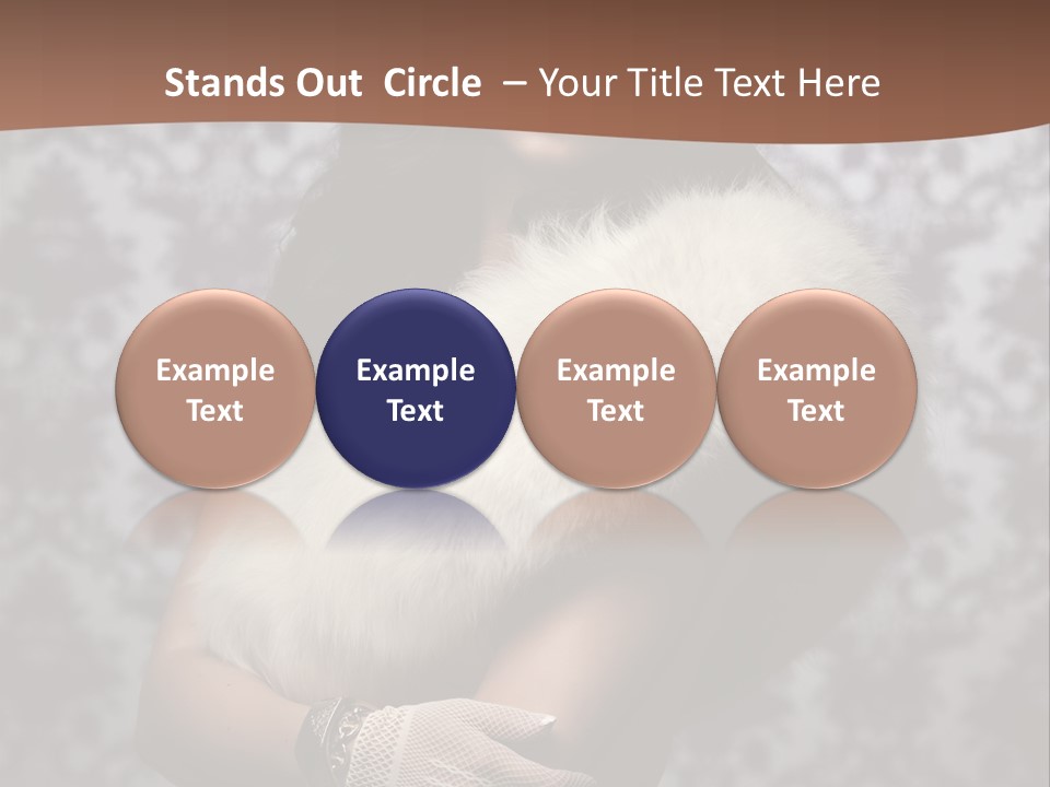 Shadows Purple Wall PowerPoint Template