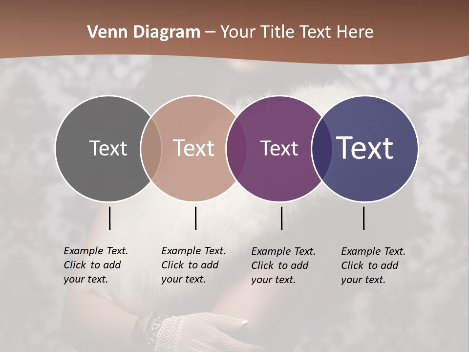 Shadows Purple Wall PowerPoint Template