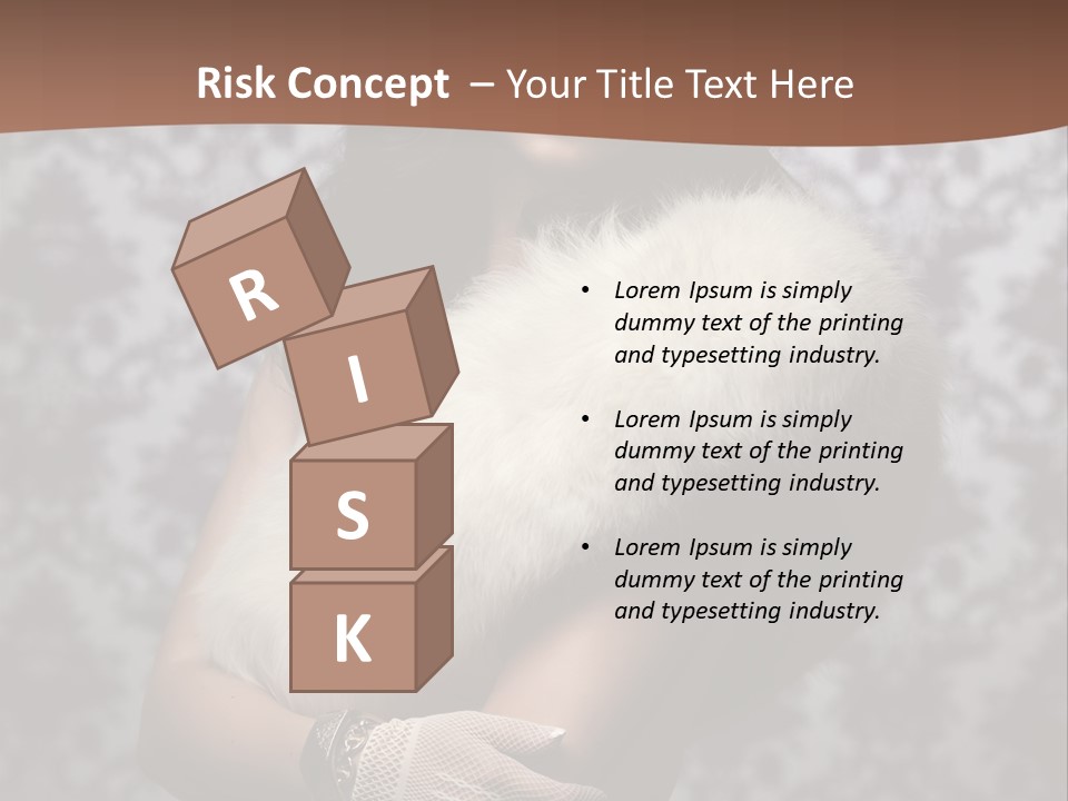 Shadows Purple Wall PowerPoint Template