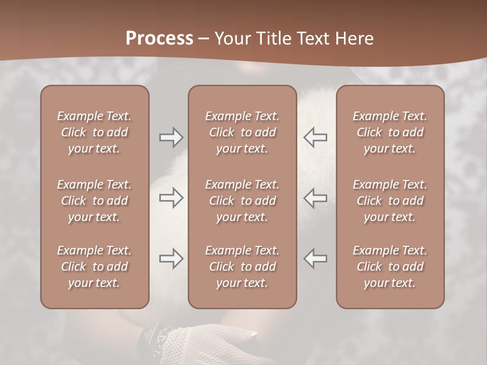 Shadows Purple Wall PowerPoint Template