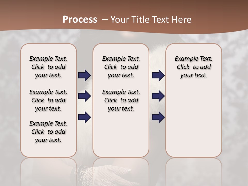Shadows Purple Wall PowerPoint Template