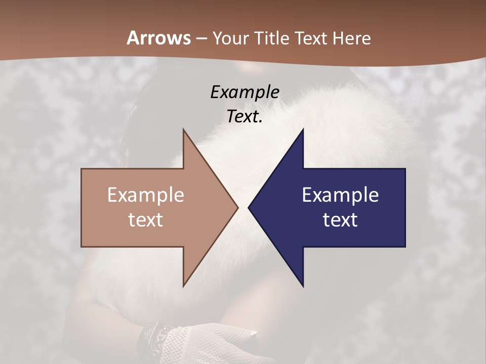 Shadows Purple Wall PowerPoint Template