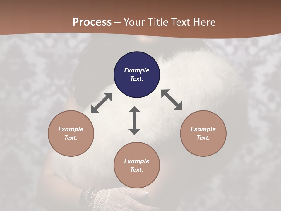 Shadows Purple Wall PowerPoint Template