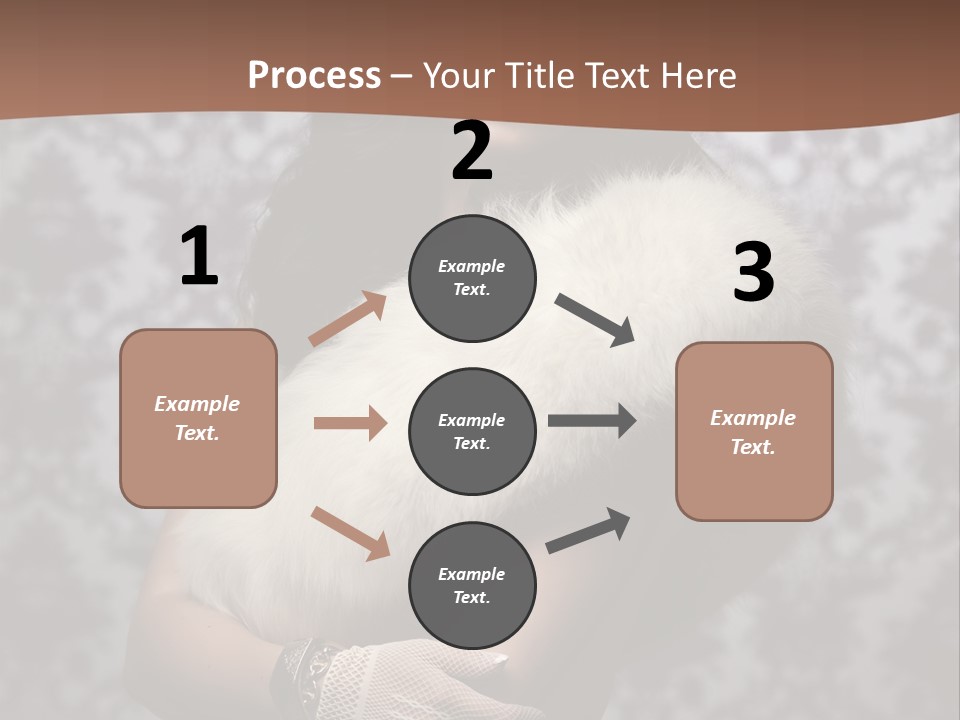 Shadows Purple Wall PowerPoint Template