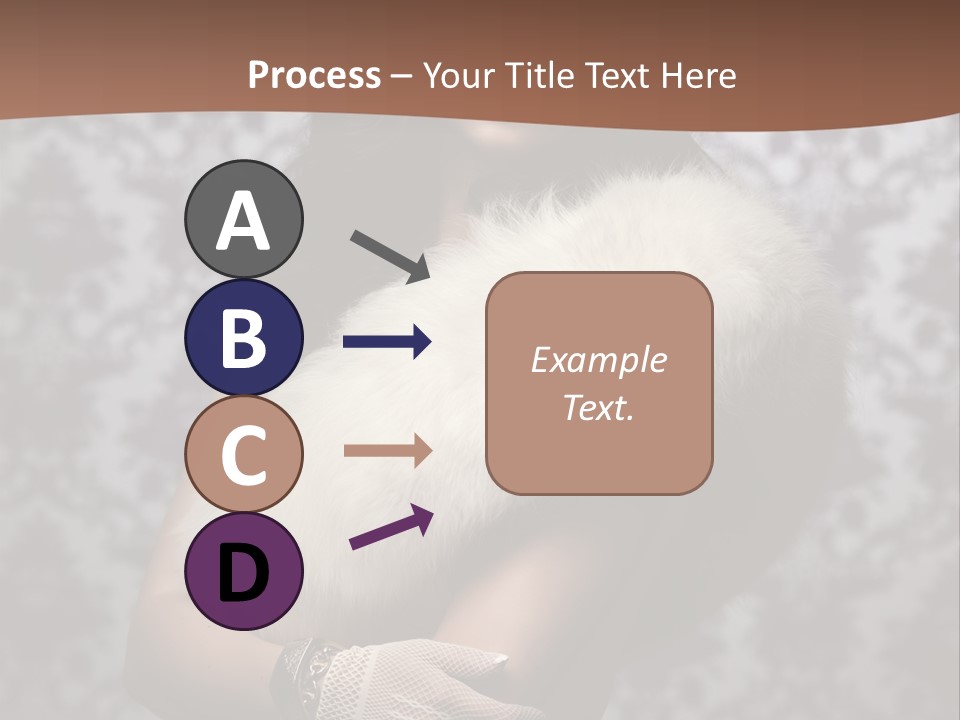 Shadows Purple Wall PowerPoint Template