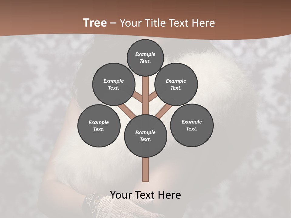 Shadows Purple Wall PowerPoint Template