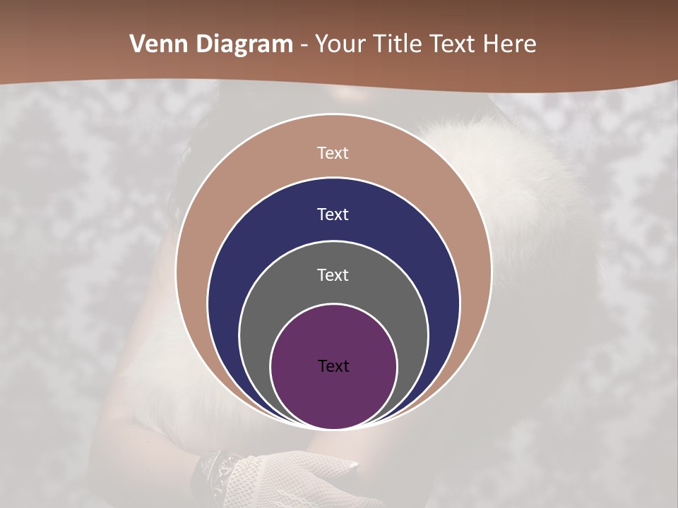 Shadows Purple Wall PowerPoint Template