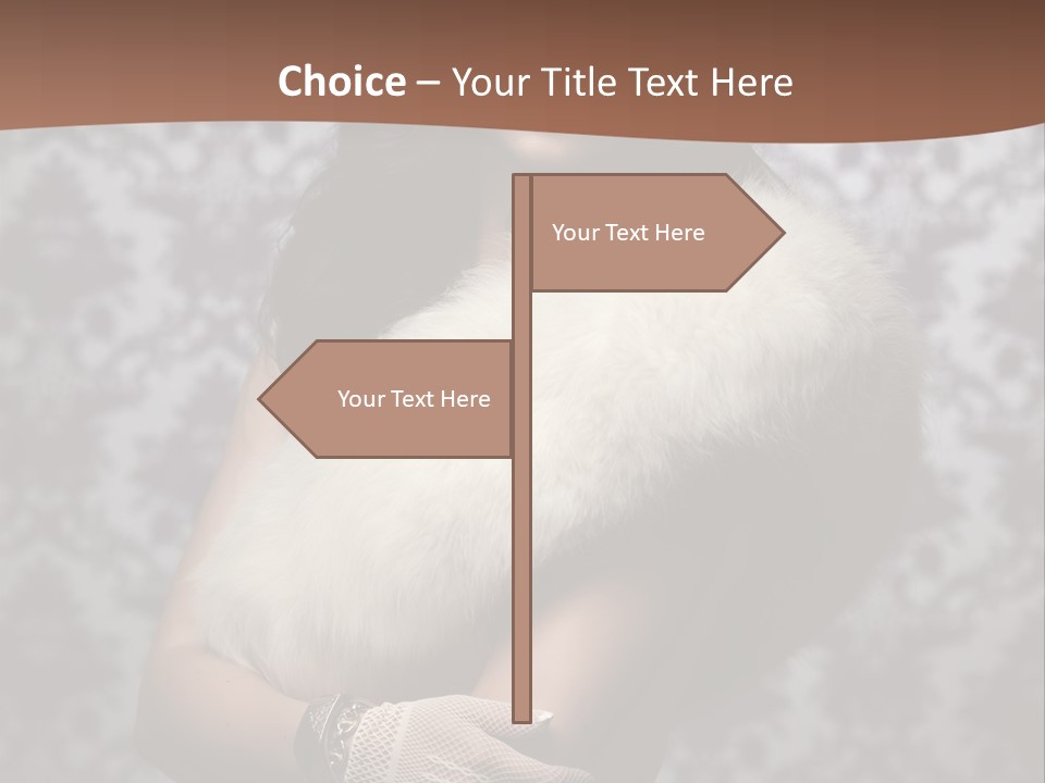 Shadows Purple Wall PowerPoint Template