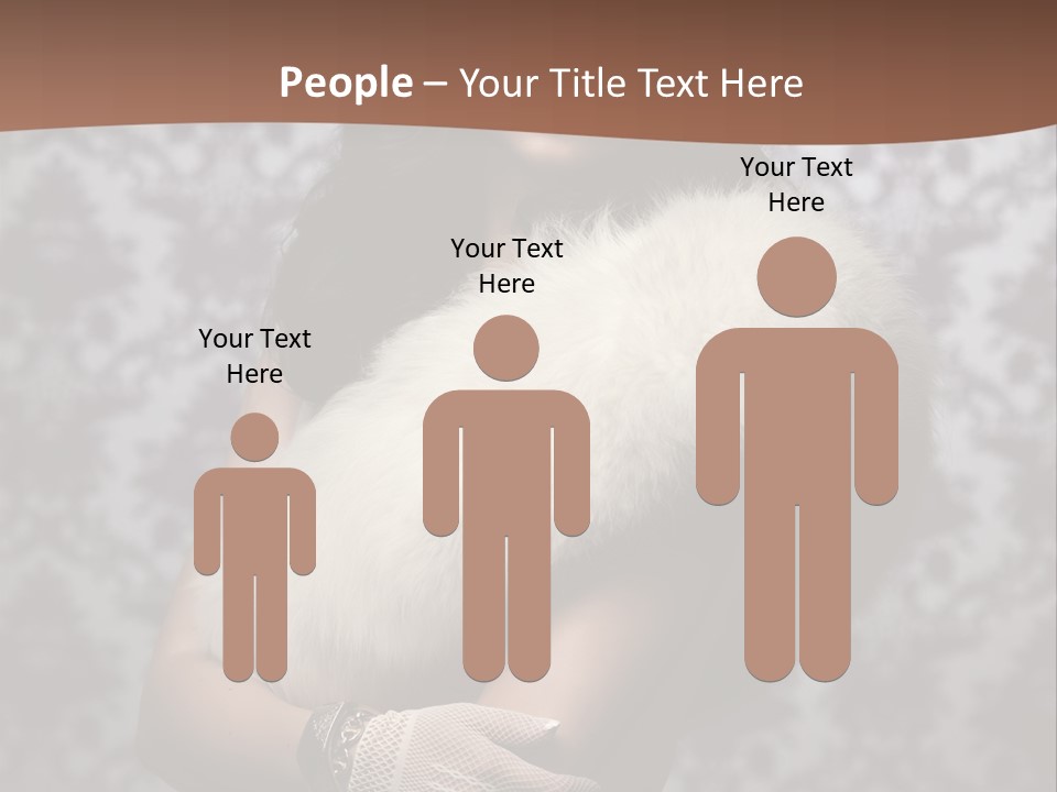 Shadows Purple Wall PowerPoint Template