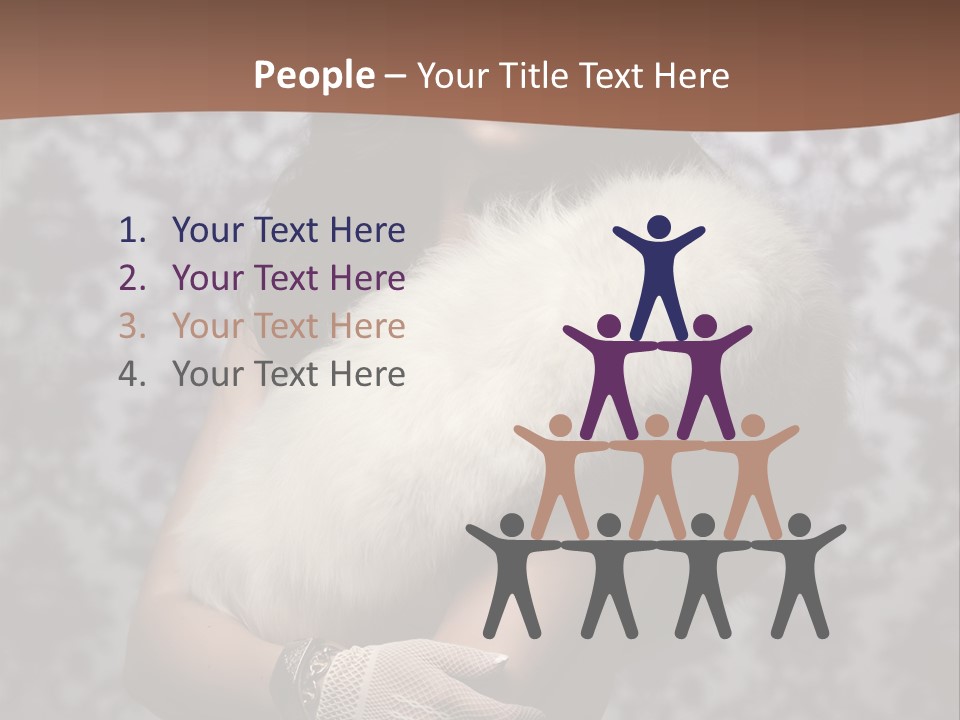 Shadows Purple Wall PowerPoint Template