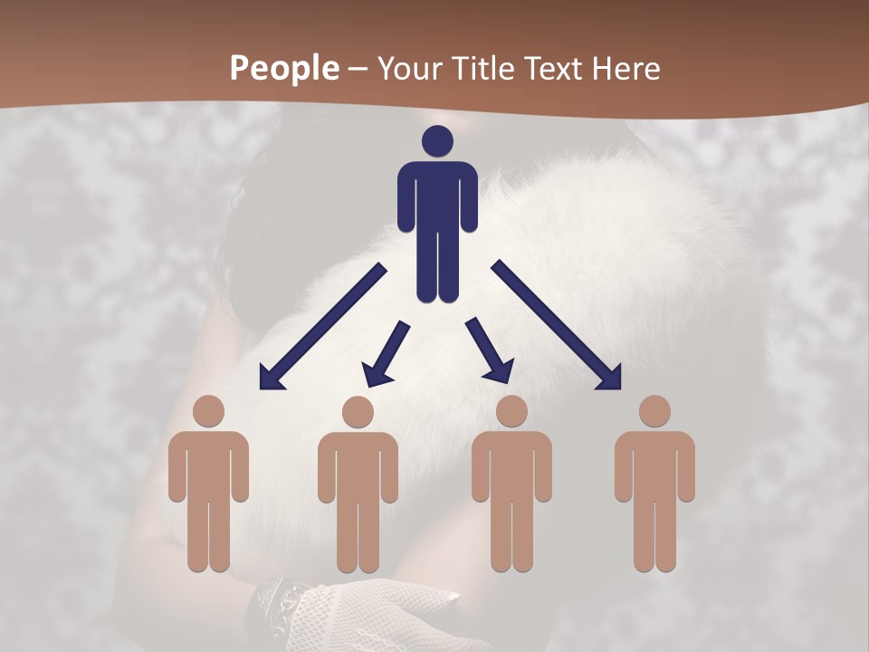 Shadows Purple Wall PowerPoint Template