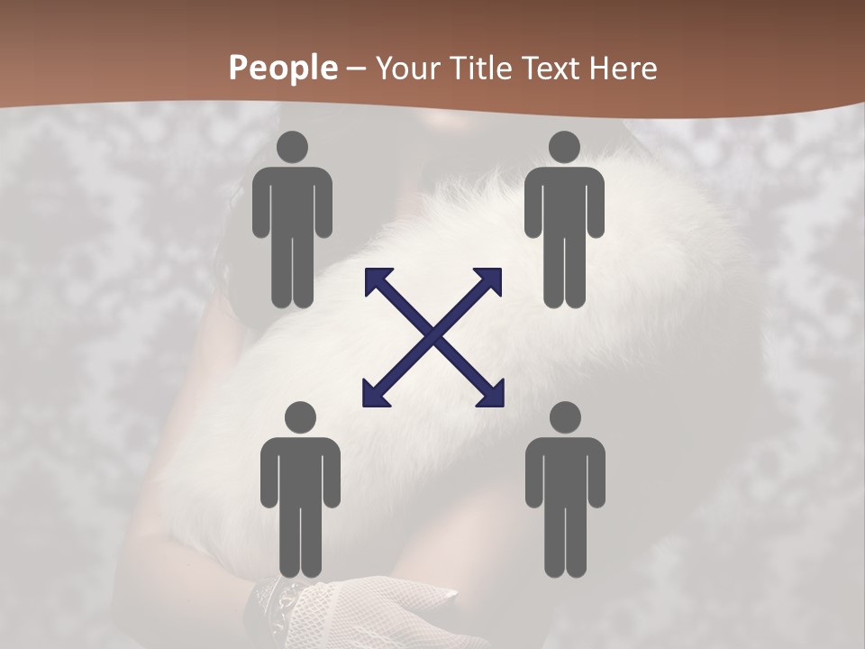 Shadows Purple Wall PowerPoint Template