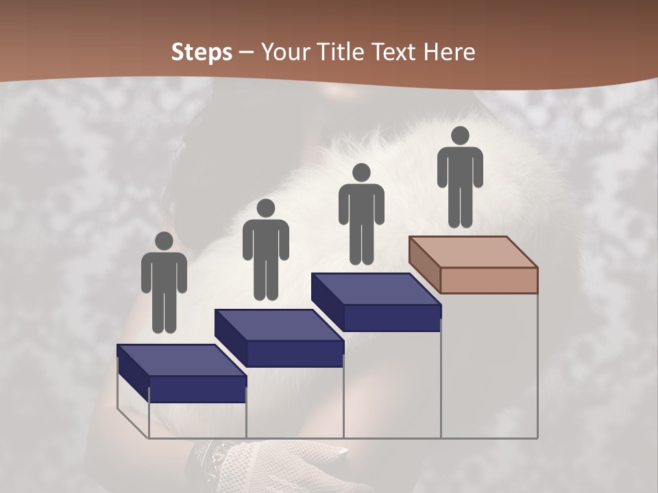 Shadows Purple Wall PowerPoint Template