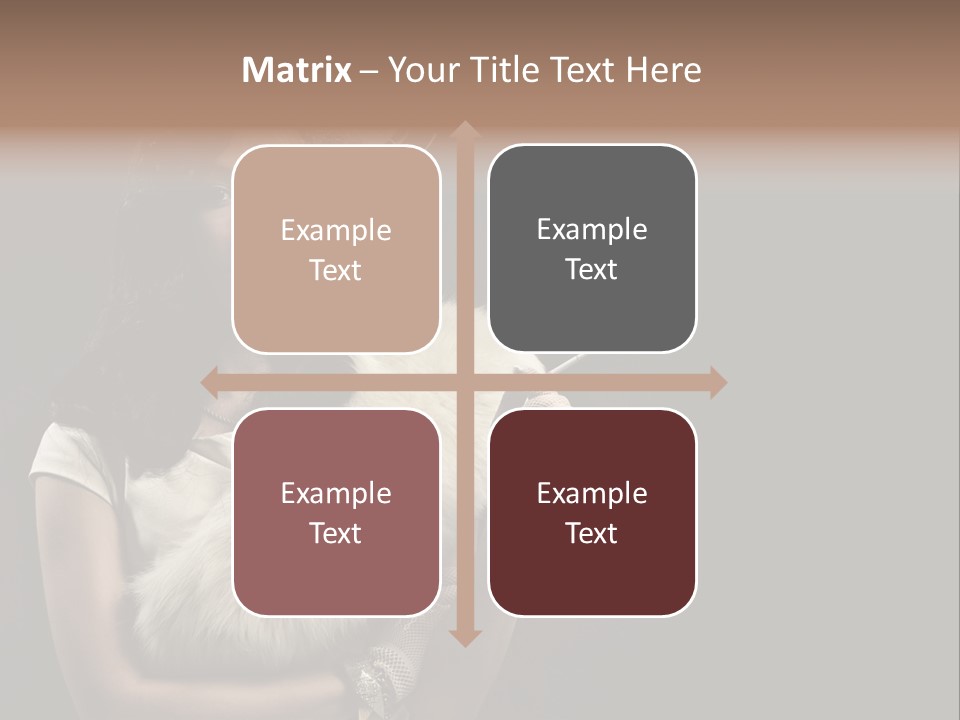 Fashion Red Female PowerPoint Template