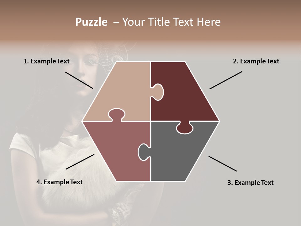 Fashion Red Female PowerPoint Template