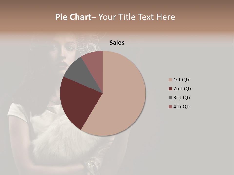 Fashion Red Female PowerPoint Template