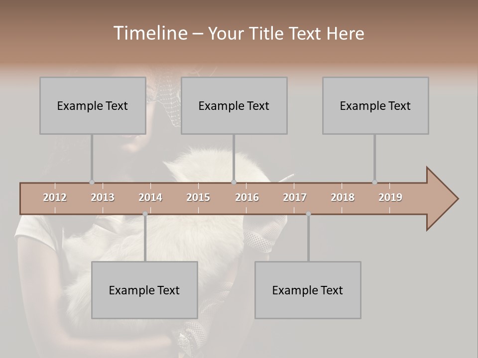 Fashion Red Female PowerPoint Template
