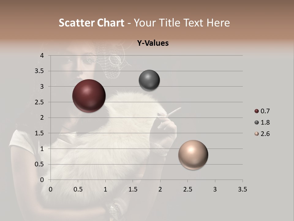 Fashion Red Female PowerPoint Template