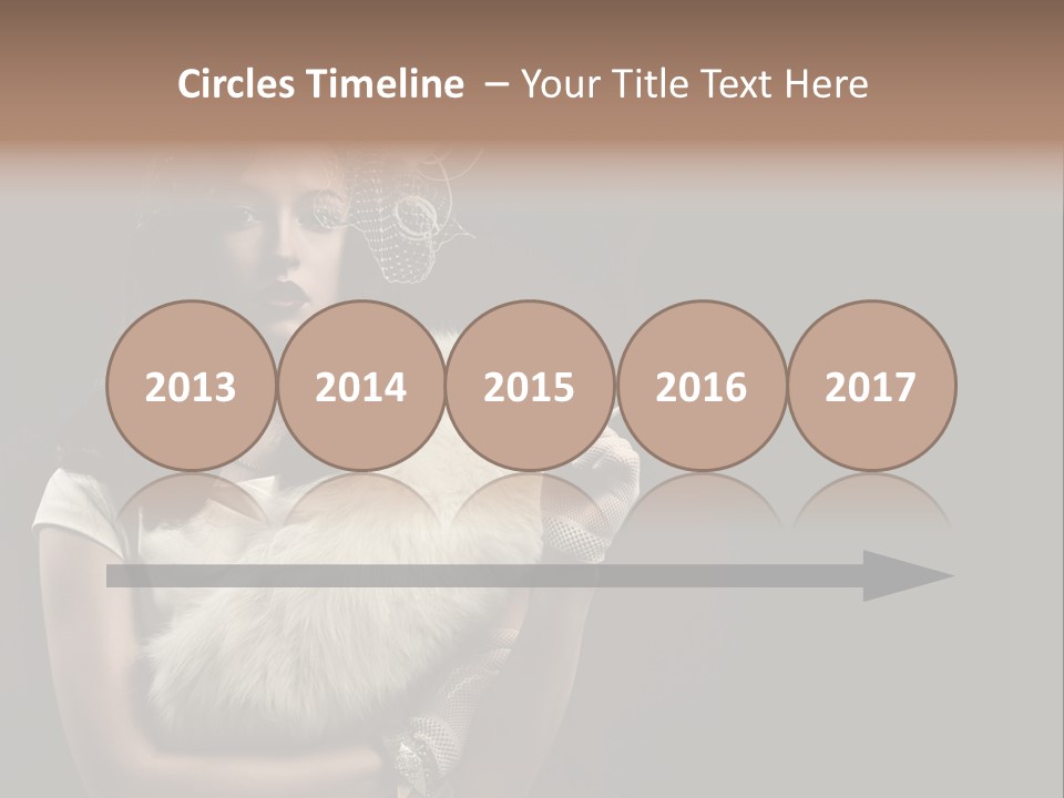 Fashion Red Female PowerPoint Template