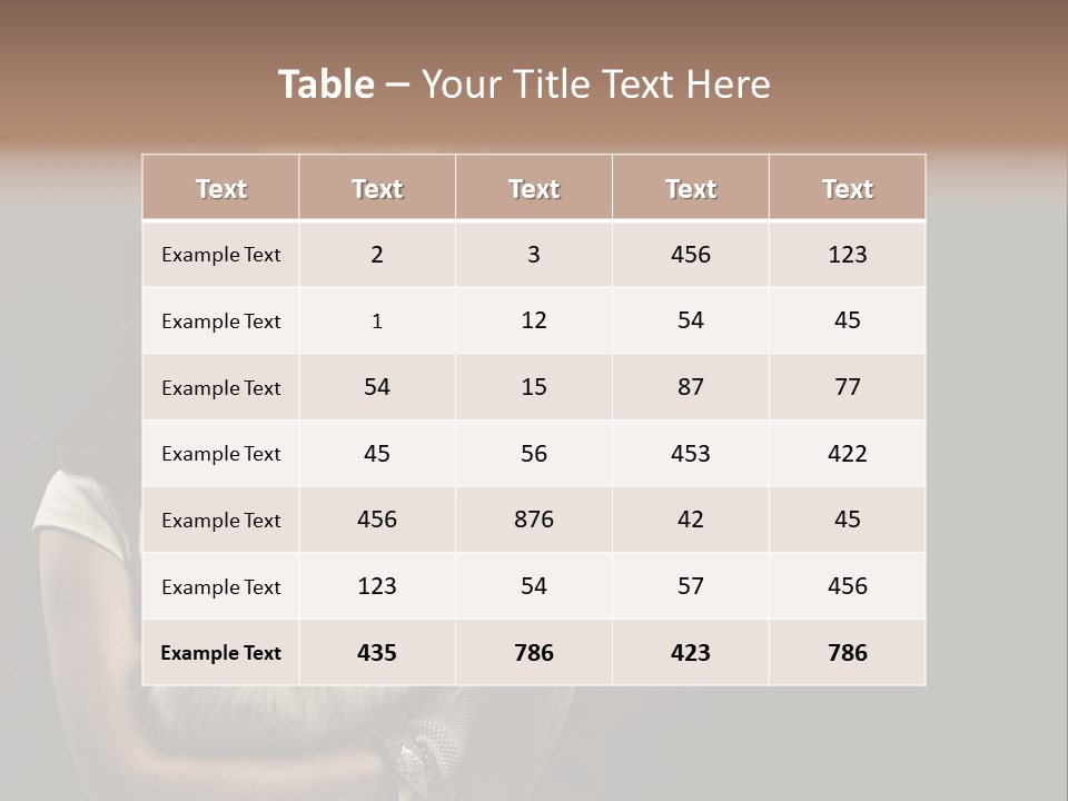 Fashion Red Female PowerPoint Template