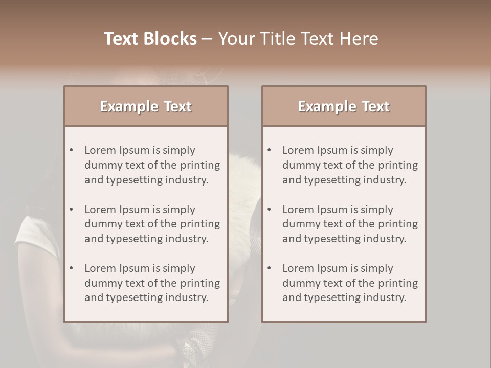 Fashion Red Female PowerPoint Template