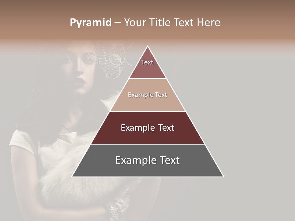 Fashion Red Female PowerPoint Template