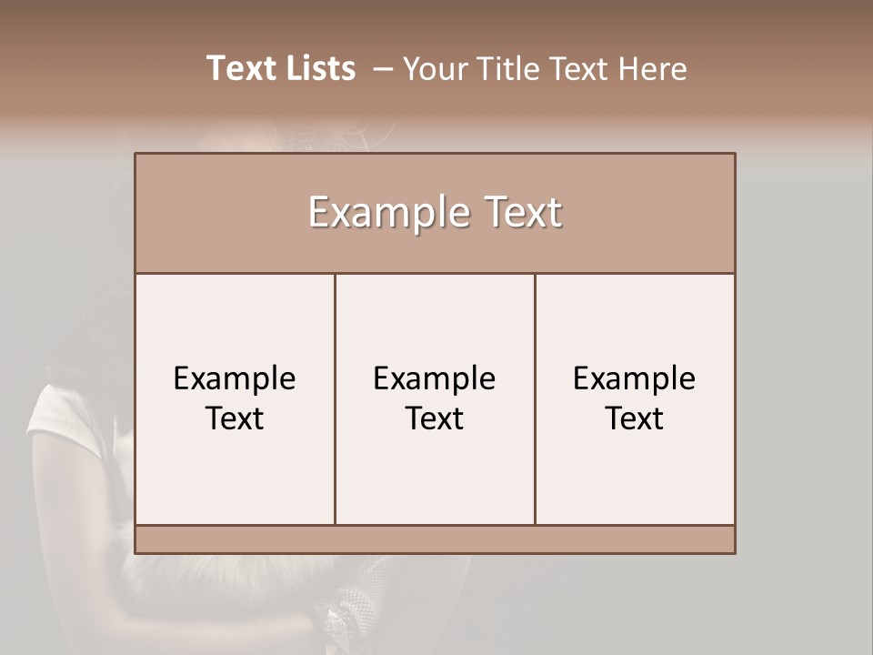Fashion Red Female PowerPoint Template