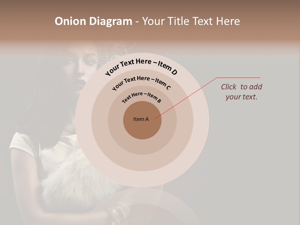 Fashion Red Female PowerPoint Template