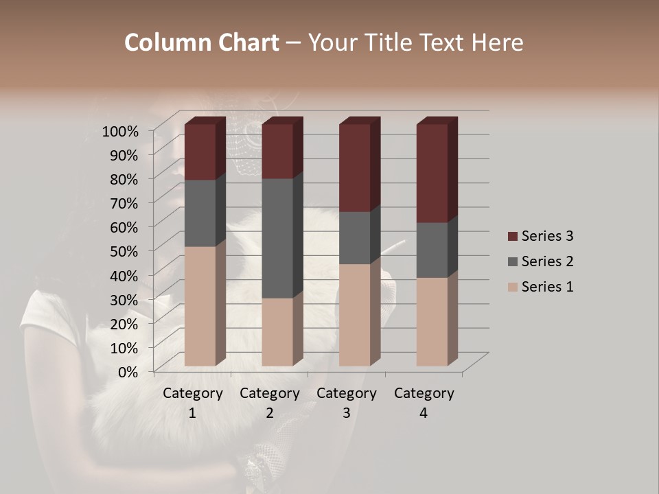 Fashion Red Female PowerPoint Template