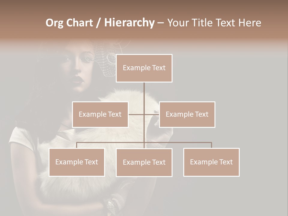 Fashion Red Female PowerPoint Template