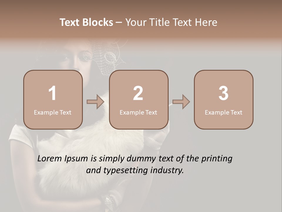 Fashion Red Female PowerPoint Template