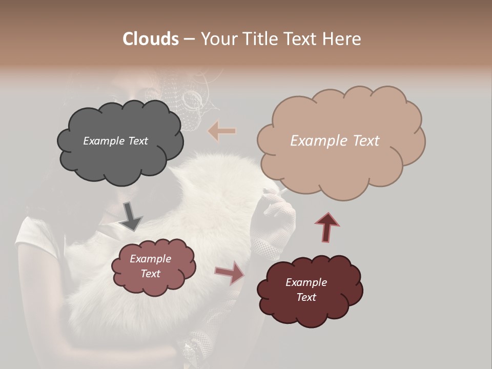 Fashion Red Female PowerPoint Template