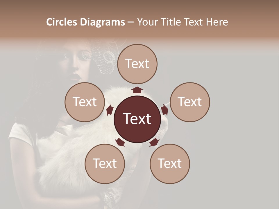 Fashion Red Female PowerPoint Template