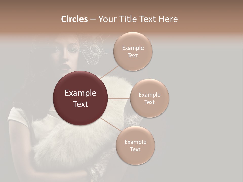 Fashion Red Female PowerPoint Template