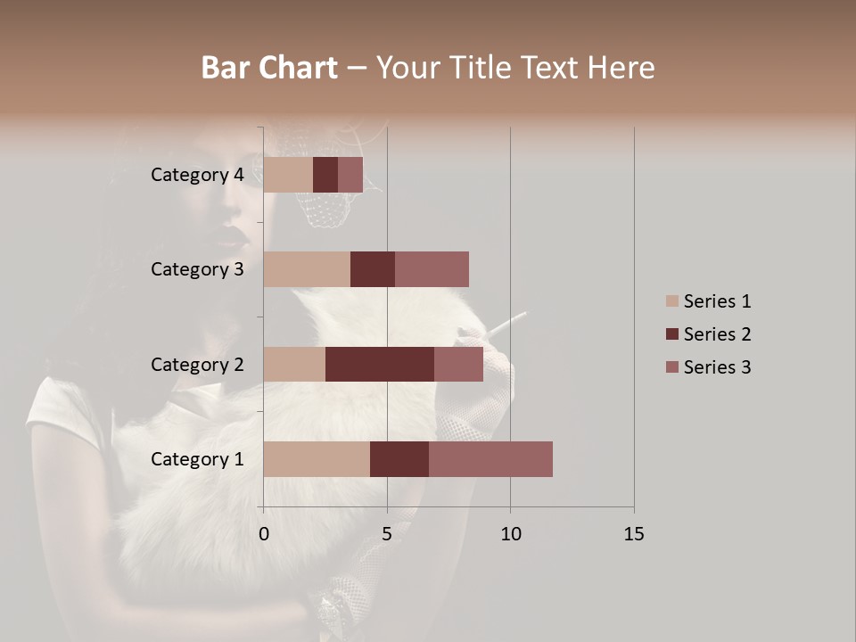 Fashion Red Female PowerPoint Template