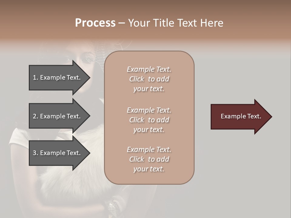 Fashion Red Female PowerPoint Template