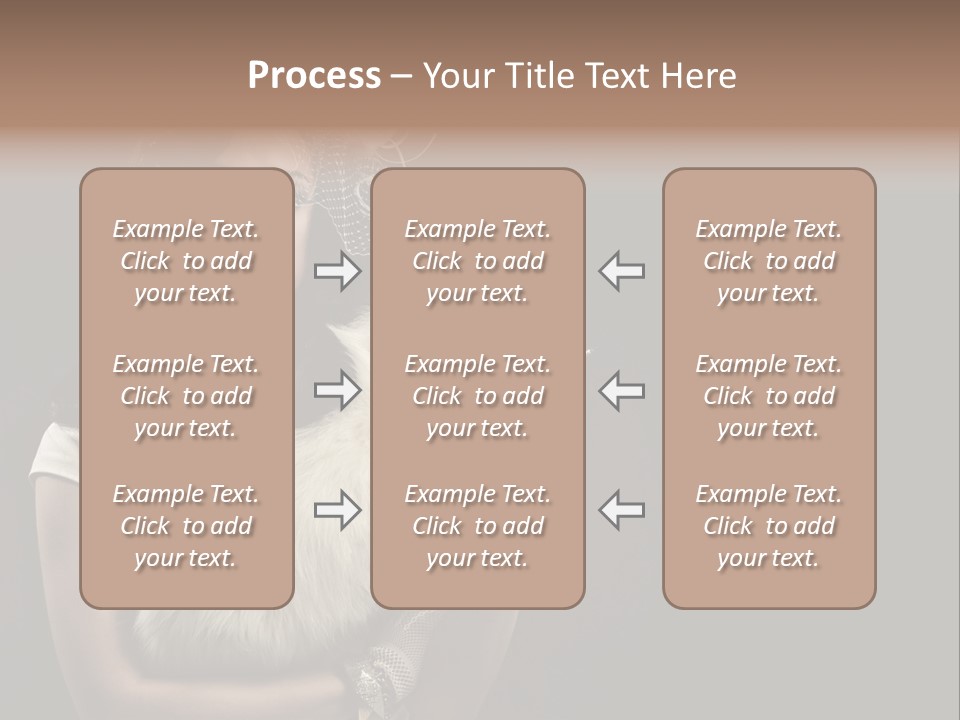 Fashion Red Female PowerPoint Template