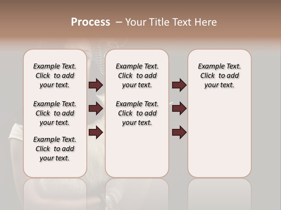 Fashion Red Female PowerPoint Template