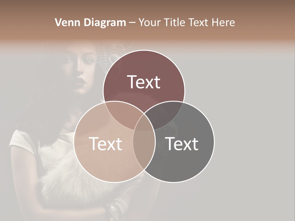 Fashion Red Female PowerPoint Template