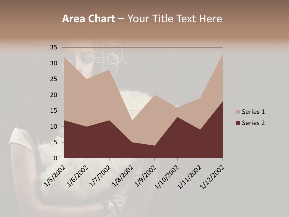 Fashion Red Female PowerPoint Template